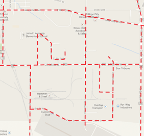 AirLake Industrial Park Fiber Map